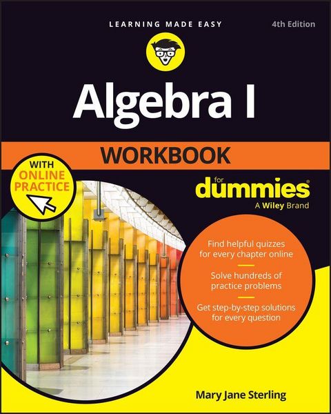 Produktbild: Algebra I Workbook For Dummies with Online Practice