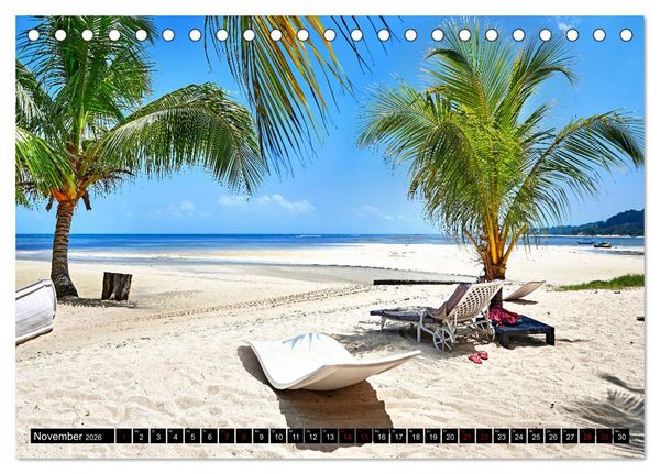 Produktbild: Seychellen Paradies 2026 (Tischkalender 2026 DIN A5 quer), CALVENDO Monatskalender