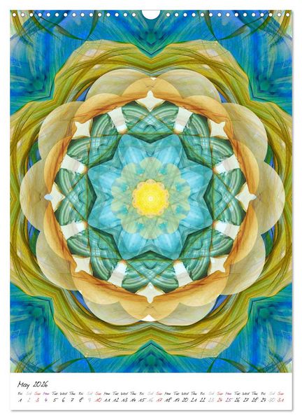 Produktbild: MANDALA COMPOSITIONS (Wall Calendar 2026 DIN A3 portrait), CALVENDO 12 Month Wall Calendar