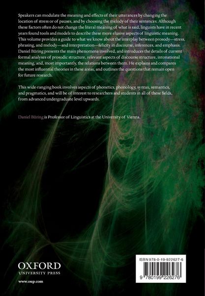 Produktbild: Intonation and Meaning