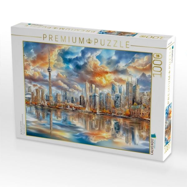 "CALVENDO Puzzle Die Skyline von Toronto | 1000 Teile Lege-Größe ...
