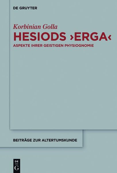 Produktbild: Hesiods >Erga<