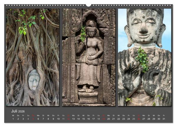 Produktbild: MEDITATION Zeit f&uuml;r mich (Wandkalender 2026 DIN A2 quer), CALVENDO Monatskalender