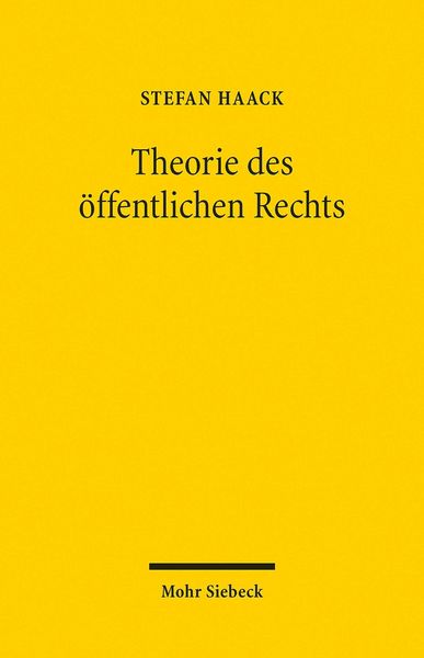 Produktbild: Theorie des &ouml;ffentlichen Rechts