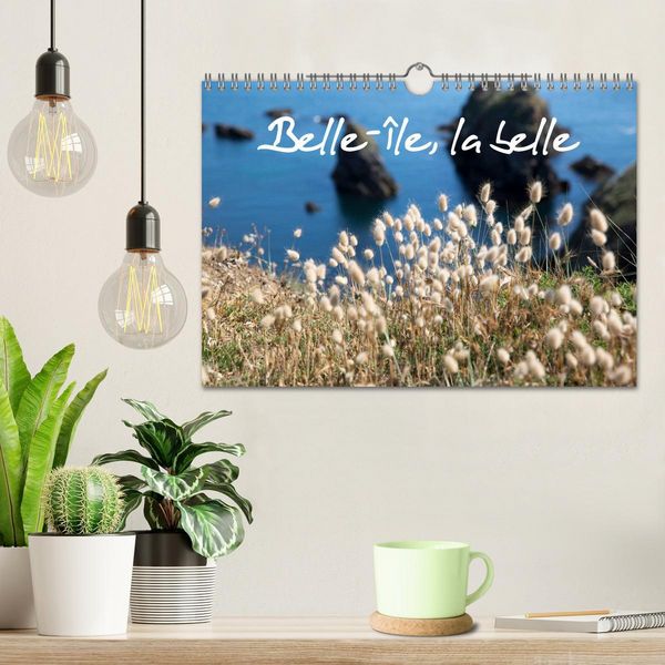 Produktbild: Belle-&Icirc;le, la belle (Calendrier mural 2026 DIN A4 vertical), CALVENDO calendrier mensuel