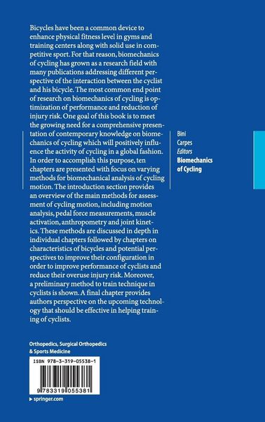 Produktbild: Biomechanics of Cycling