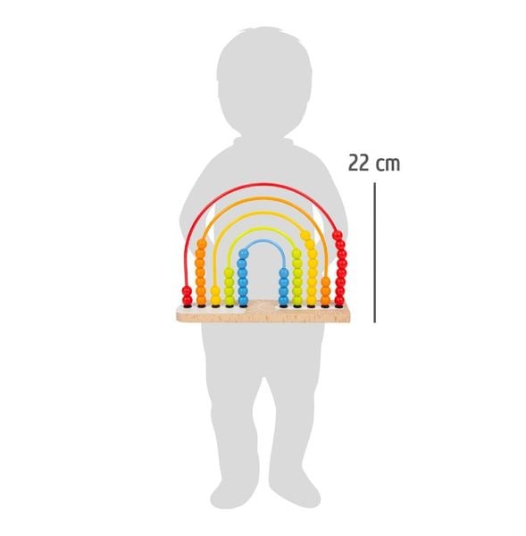 Produktbild: Motorikschleife und Abakus Regenbogen