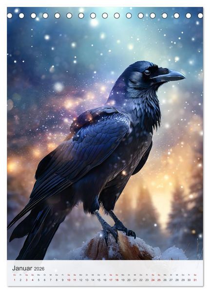 Produktbild: Mystische Begleiter (Tischkalender 2026 DIN A5 hoch), CALVENDO Monatskalender