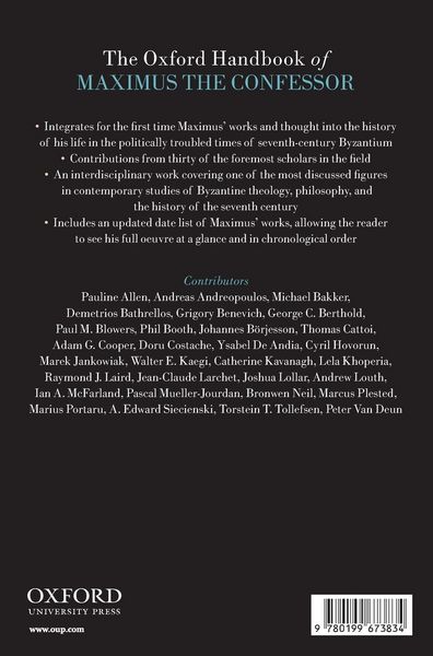 Produktbild: The Oxford Handbook of Maximus the Confessor