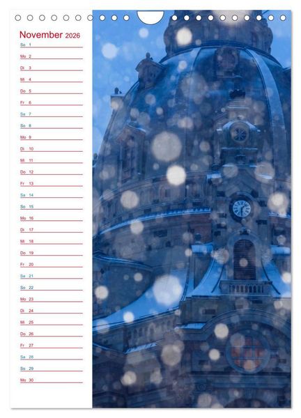 Produktbild: Frauenkirche Dresden (Wandkalender 2026 DIN A4 hoch), CALVENDO Monatskalender