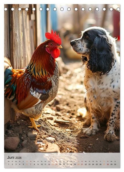 Produktbild: Cocker Spaniel - ein Hund f&uuml;r die Familie (Tischkalender 2026 DIN A5 hoch), CALVENDO Monatskalender
