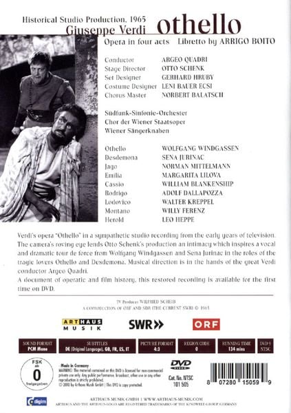 Produktbild: Verdi - Othello