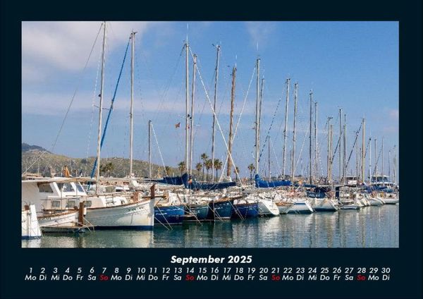Produktbild: Boote 2025 Fotokalender DIN A4