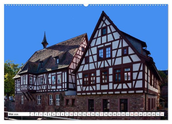 Produktbild: Erbach - Die Odenw&auml;lder Residenzstadt (hochwertiger Premium Wandkalender 2026 DIN A2 quer), Kunstdruck in Hochglanz