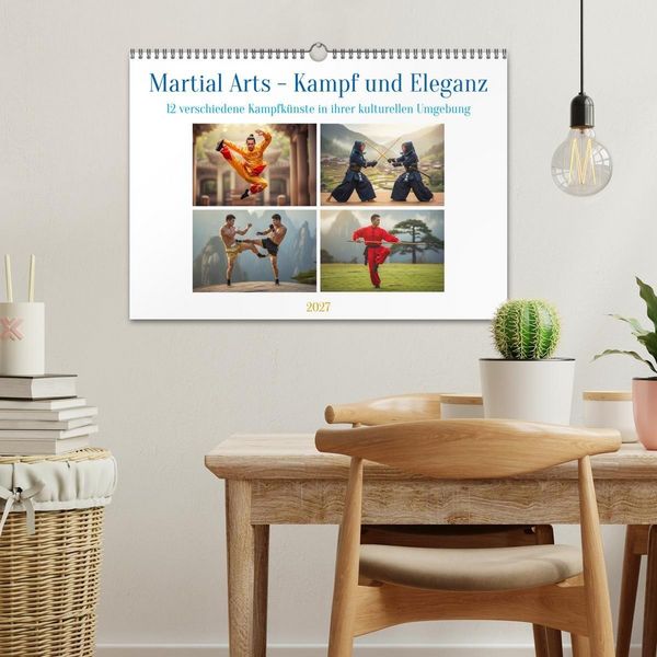 Produktbild: Martial Arts - Kampf und Eleganz (Wandkalender 2027 DIN A3 quer), CALVENDO Monatskalender