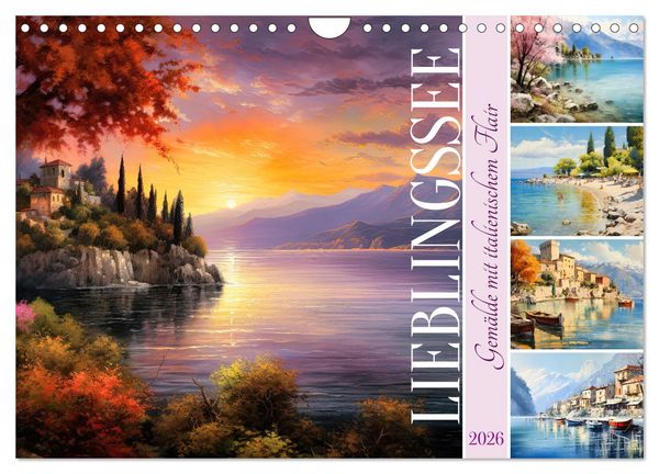 Produktbild: Lieblingssee (Wandkalender 2026 DIN A4 quer), CALVENDO Monatskalender