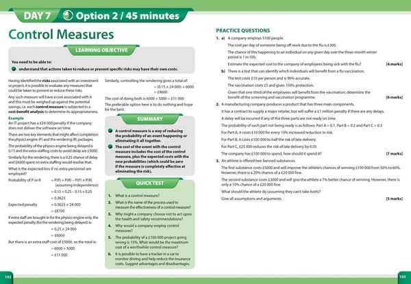 Produktbild: AQA Level 3 Certificate Mathematical Studies: In a Week