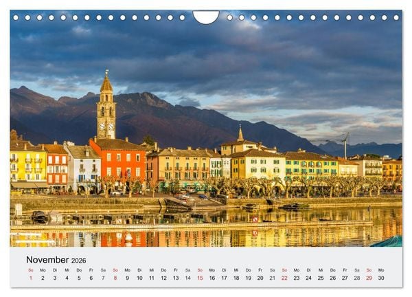 Produktbild: Tessin - Ticino (Wandkalender 2026 DIN A4 quer), CALVENDO Monatskalender