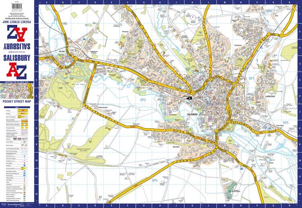 Produktbild: Salisbury A-Z Pocket Street Map