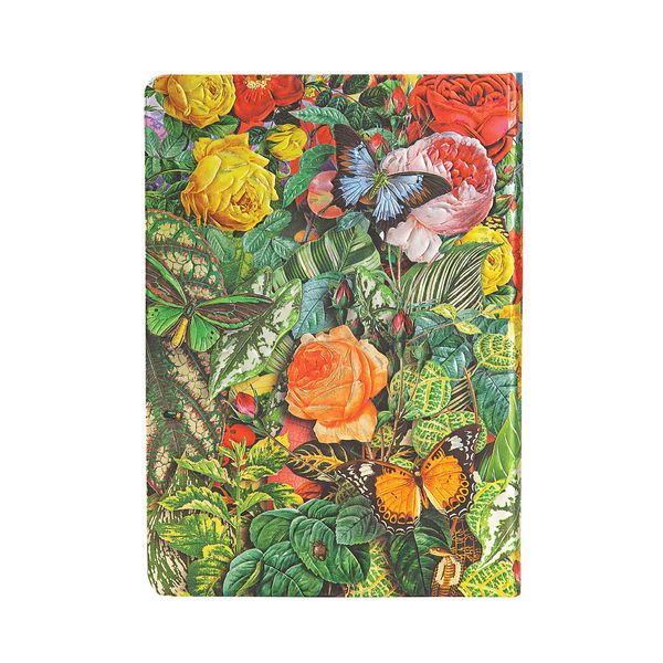 Produktbild: Hardcover Notizbuch Schmetterlingsgarten, Midi, Liniert