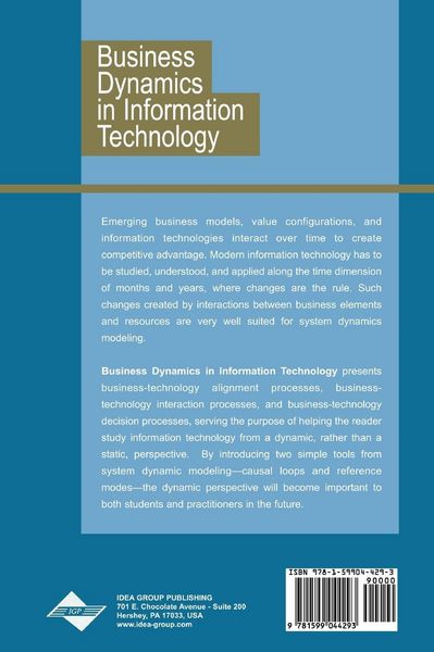 Produktbild: Business Dynamics in Information Technology