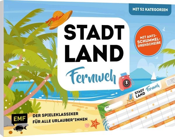 Stadt, Land, Fernweh – Der Spieleklassiker für alle Urlauber*innen