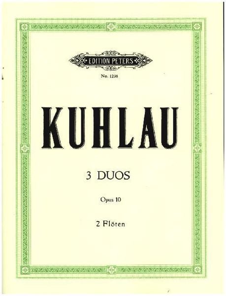 Produktbild: Drei Duos op. 10