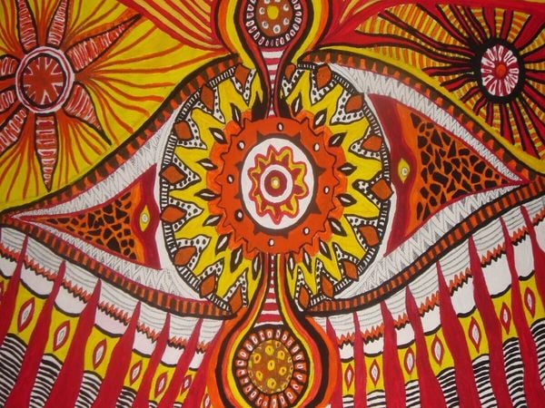 Produktbild: CALVENDO Puzzle Das Auge des Schamanen | 1000 Teile Lege-Gr&ouml;&szlig;e 64x48cm Foto-Puzzle f&uuml;r gl&uuml;ckliche Stunden