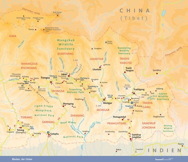 TRESCHER Reiseführer Bhutan