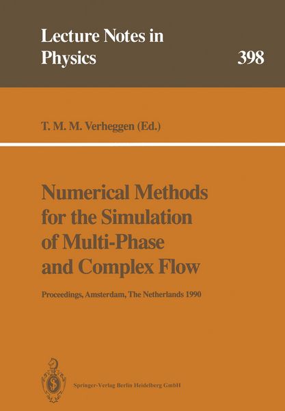 Produktbild: Numerical Methods for the Simulation of Multi-Phase and Complex Flow