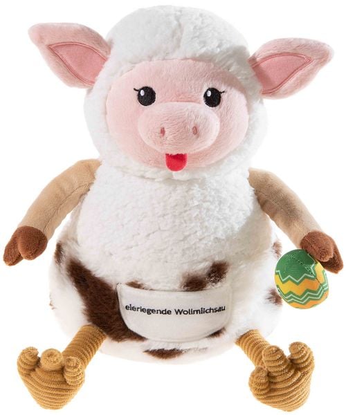 Heunec 755475 - CharakTier Eierlegende Wollmilchsau, Plüsch, 25cm