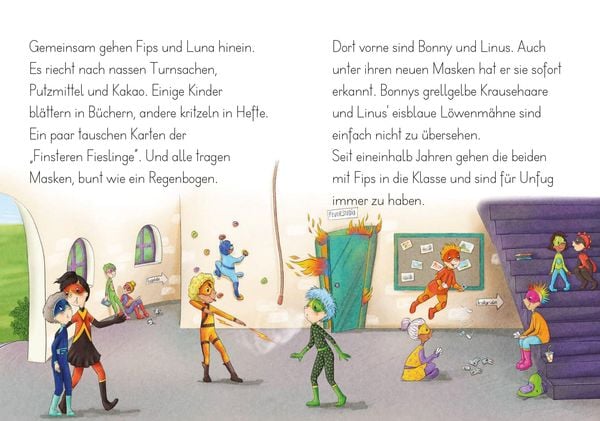 Produktbild: LESEZUG/2. Klasse - Lesestufe 2: Fips, Kiki und die Schule der Superhelden