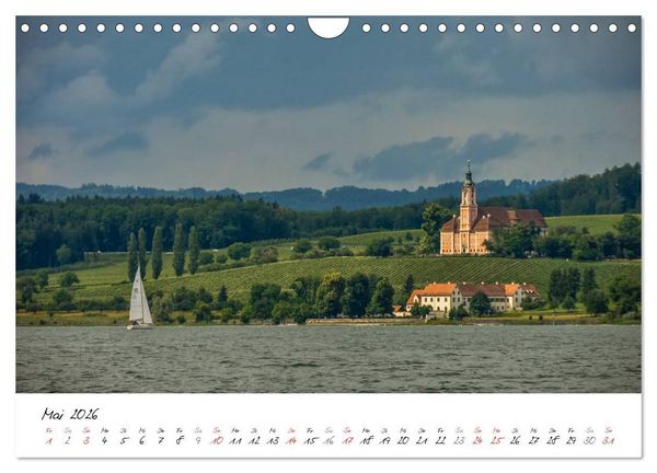 Produktbild: Unterwegs am Bodensee (Wandkalender 2026 DIN A4 quer), CALVENDO Monatskalender