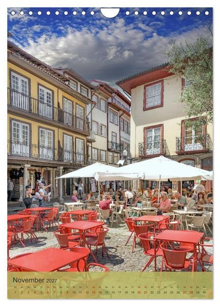 Produktbild: Die Stadt Guimar&atilde;es liegt im Norden Portugals im Distrikt Braga. (Wandkalender 2027 DIN A4 hoch), CALVENDO Monatskalender