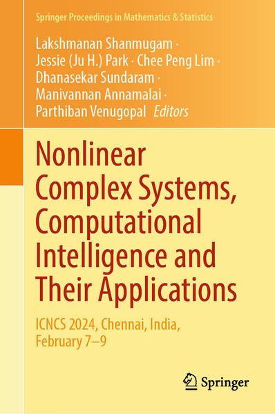 Produktbild: Nonlinear Complex Systems, Computational Intelligence and Their Applications