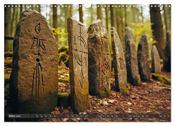 Produktbild: R&auml;tselhaftes aus der Arch&auml;ologie (Wandkalender 2026 DIN A3 quer), CALVENDO Monatskalender