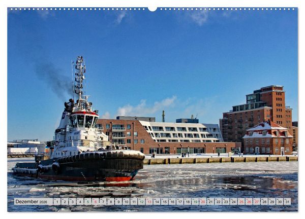 Produktbild: Hansestadt Wismar - Hafenimpressionen (Wandkalender 2026 DIN A2 quer), CALVENDO Monatskalender