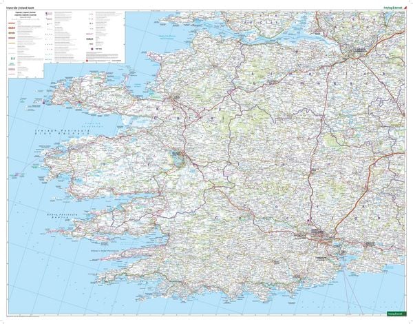 Produktbild: freytag & berndt Stra&szlig;enkarte Irland Set 1:150.000