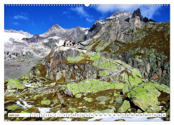 Produktbild: Majest&auml;tische Alpen (hochwertiger Premium Wandkalender 2026 DIN A2 quer), Kunstdruck in Hochglanz