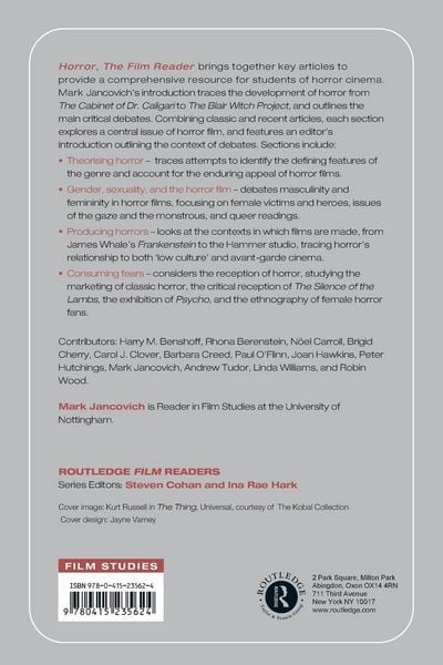 Produktbild: Horror, The Film Reader