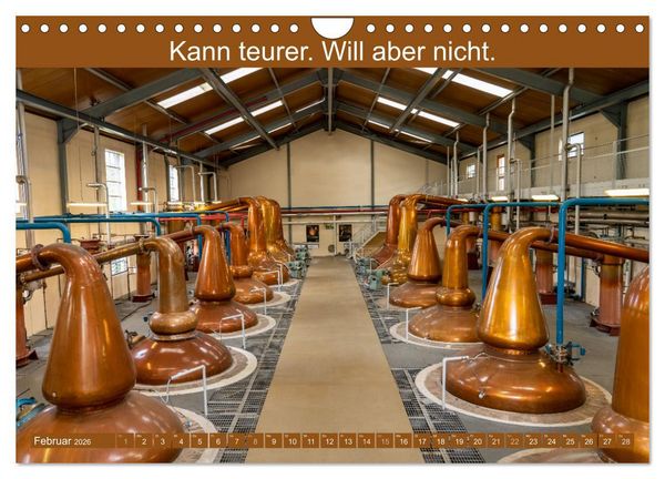 Produktbild: Witzige Whisky-Werbeslogans (Wandkalender 2026 DIN A4 quer), CALVENDO Monatskalender