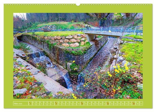 Produktbild: Sch&ouml;ne Gr&uuml;&szlig;e aus Hallein (hochwertiger Premium Wandkalender 2026 DIN A2 quer), Kunstdruck in Hochglanz