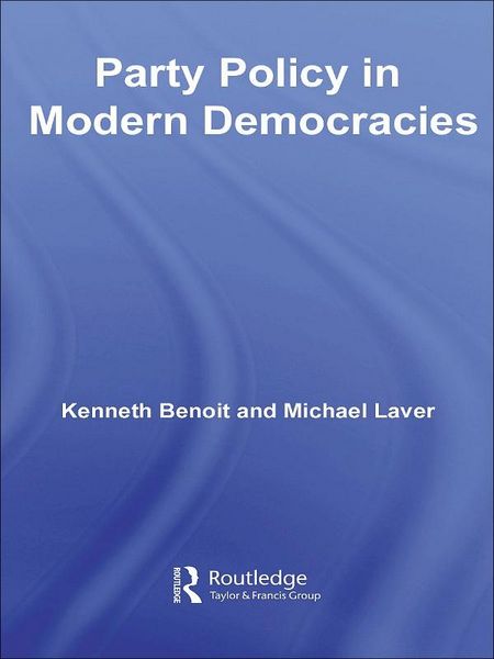 Produktbild: Party Policy in Modern Democracies