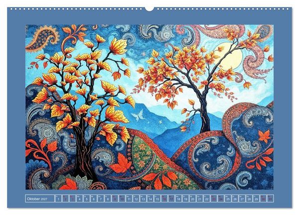 Produktbild: Topografie der Fantasie (hochwertiger Premium Wandkalender 2027 DIN A2 quer), Kunstdruck in Hochglanz