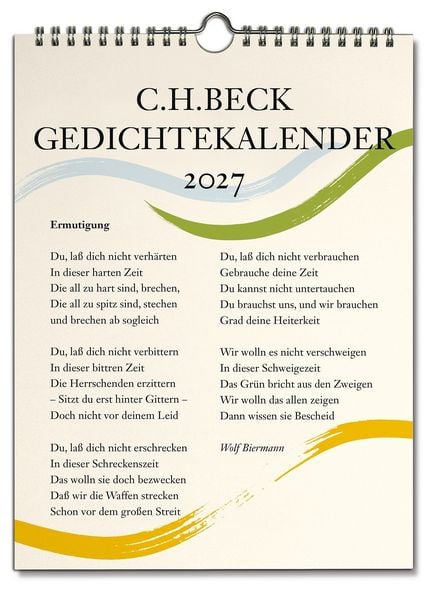 Produktbild: C.H. Beck Gedichtekalender