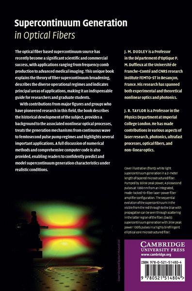 Produktbild: Supercontinuum Generation in Optical Fibers