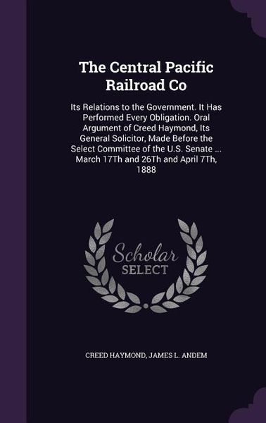 Produktbild: The Central Pacific Railroad Co