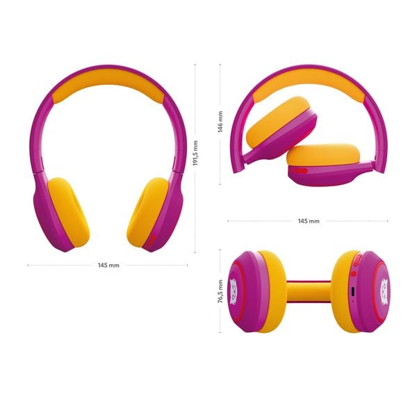 Produktbild: Tiger Media - Tigerbuddies Kinderkopfh&ouml;rer - Crazy Pink