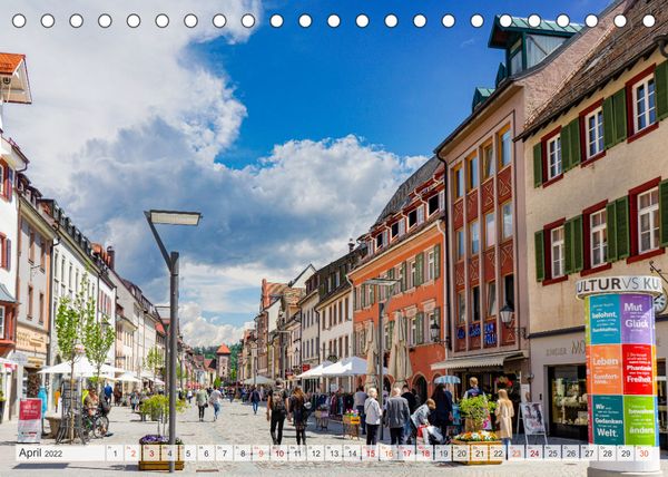 Produktbild: Villingen-Schwenningen Stadtansichten (Tischkalender 2022 DIN A5 quer)