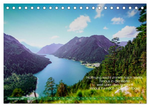 Produktbild: Funken der Hoffnung (Tischkalender 2026 DIN A5 quer), CALVENDO Monatskalender